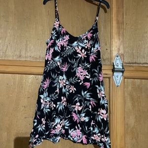 tropical mini dress
